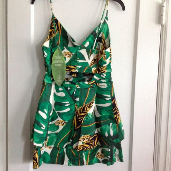 Farm Rio Max Amazonia Cutout Mini Dress - Picture 7 of 13
